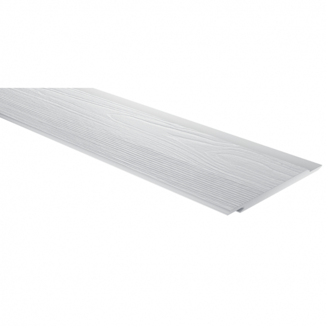 HardiePlank® VL Gevelbekleding Cedar Houtnerf Arctic White